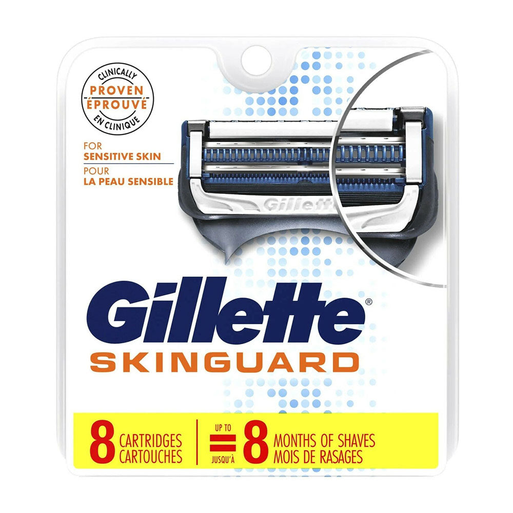 Gillette Skin Guard Refill Replacement Razor Blades 8Ea